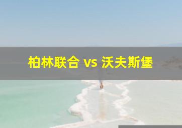 柏林联合 vs 沃夫斯堡